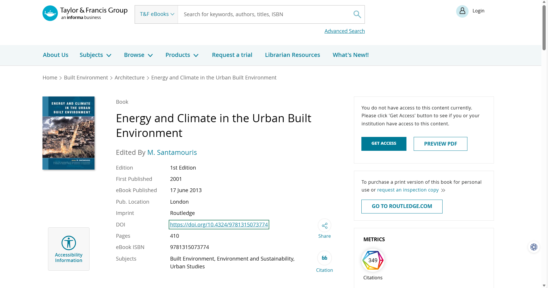 Appropriate materials for the urban environment (Materiales apropiados para el entorno urbano)