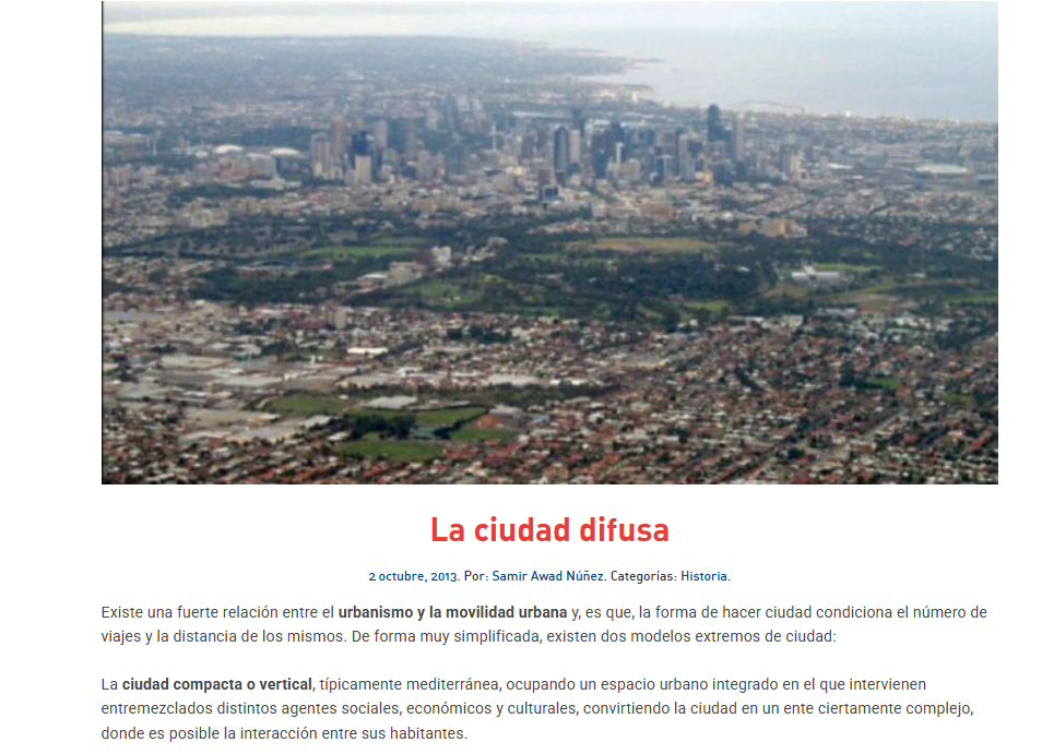 La ciudad difusa