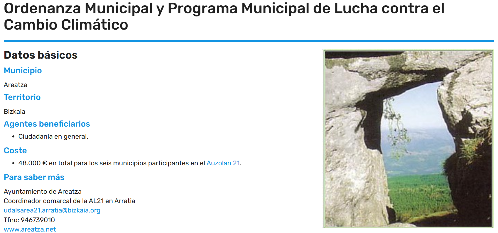 Ordenanza Municipal y Programa Municipal de Lucha contra el Cambio Climático