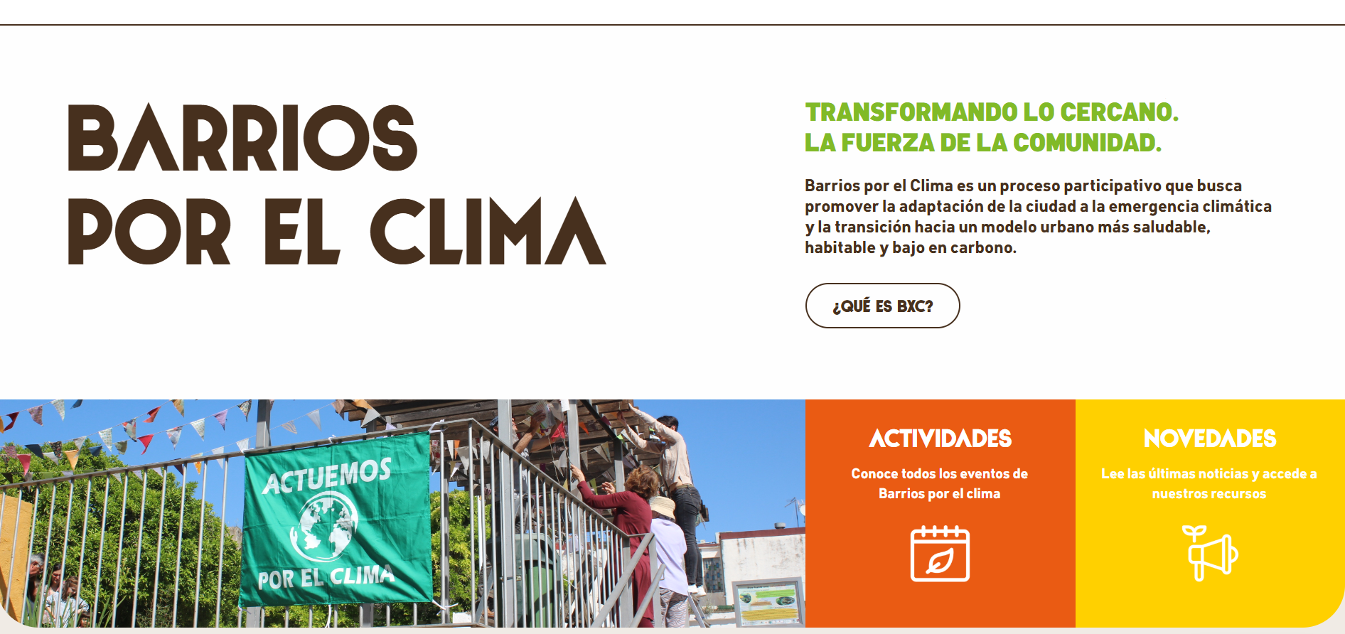 Barrios por el clima