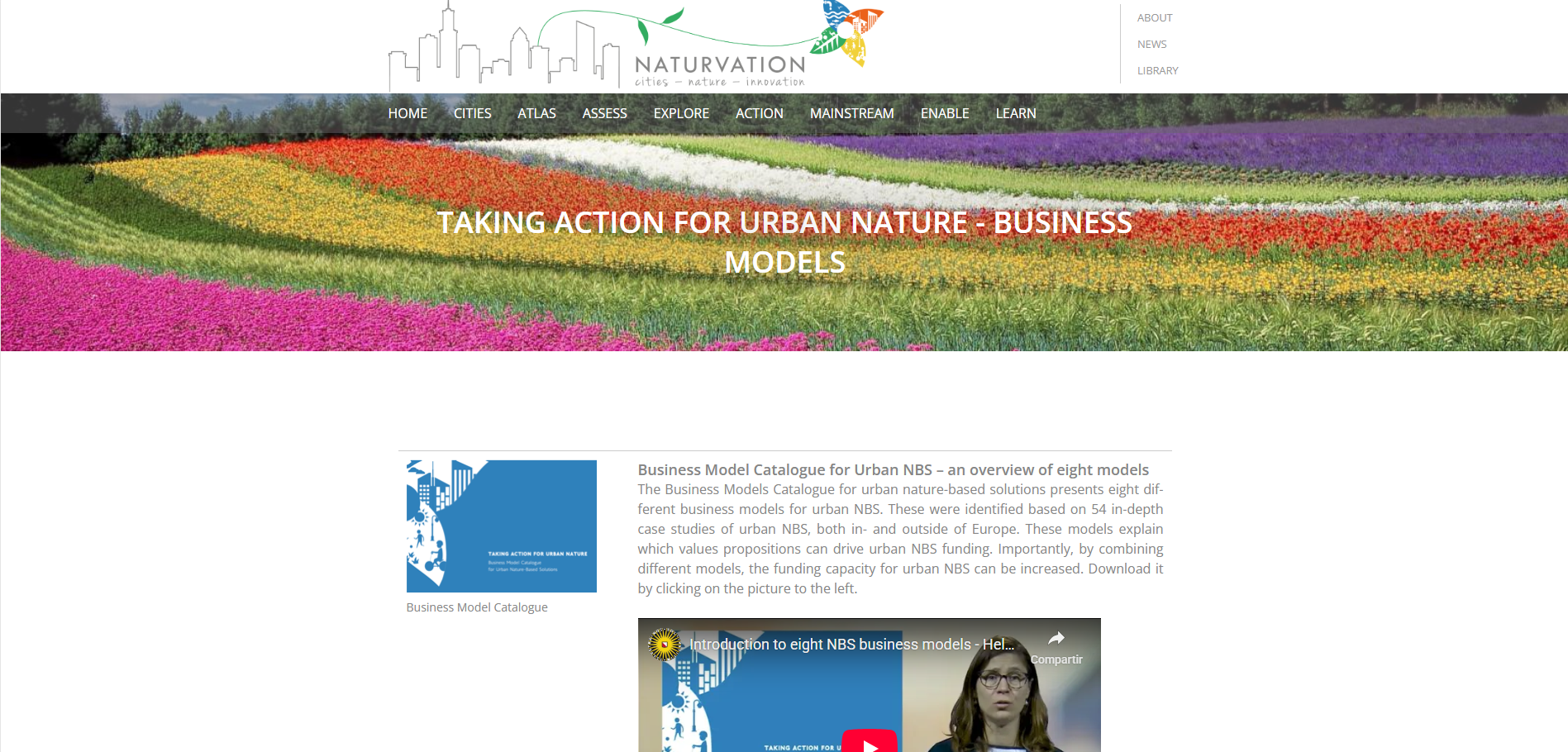 Taking Action for Urban Nature - Business Models