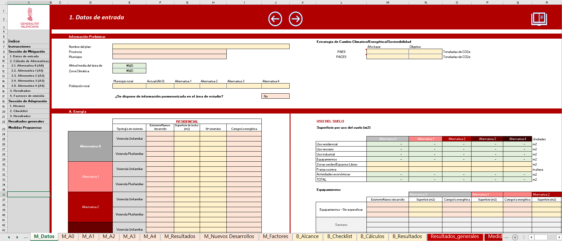 Herramienta para la integración del cambio climático en el planeamiento (también referida como “Directrices para la integración de la perspectiva climática en el procedimiento de evaluación ambiental de los instrumentos de planeamiento urbanística de la C