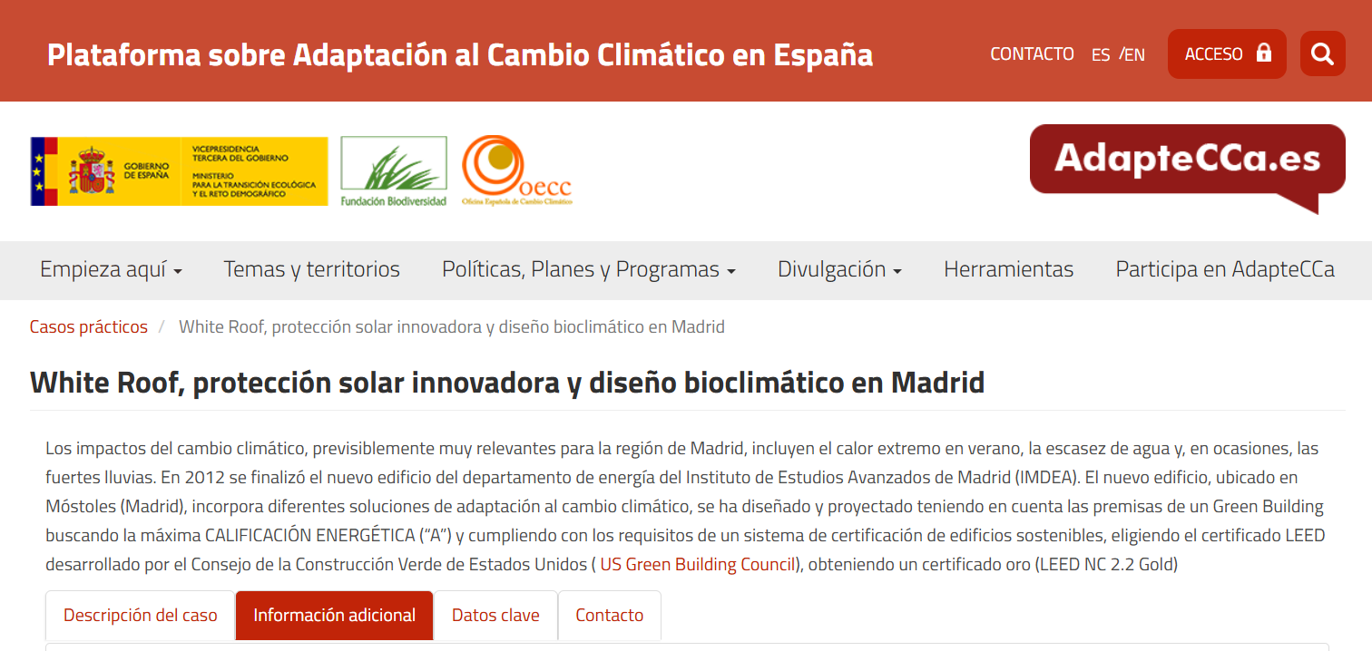 White Roof, protección solar innovadora y diseño bioclimático en Madrid