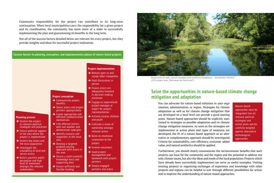 The challenge of climate change - partnering with nature