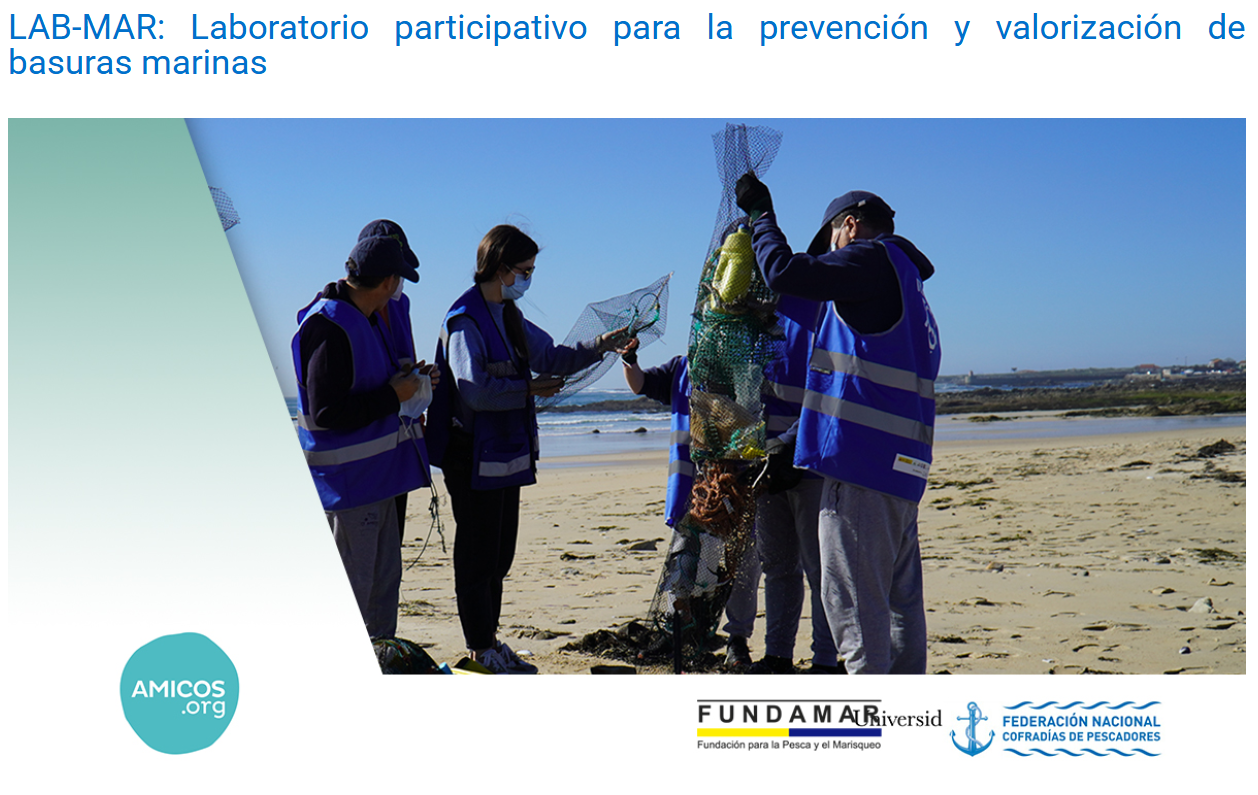 LAB-MAR: Laboratorio participativo para la prevención y valorización de basuras marinas